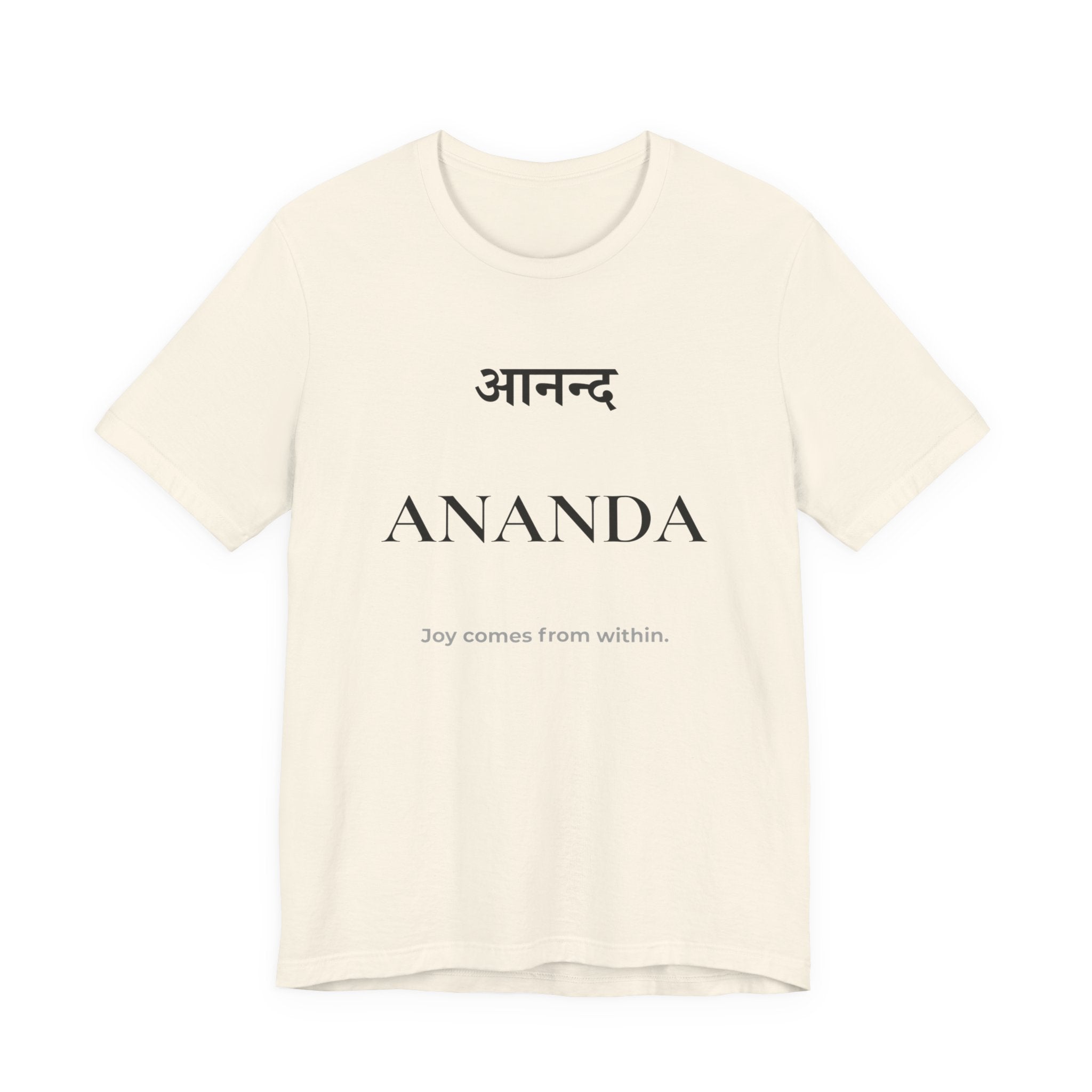 Ananda T-Shirt – Minimalistisches Sanskrit Design