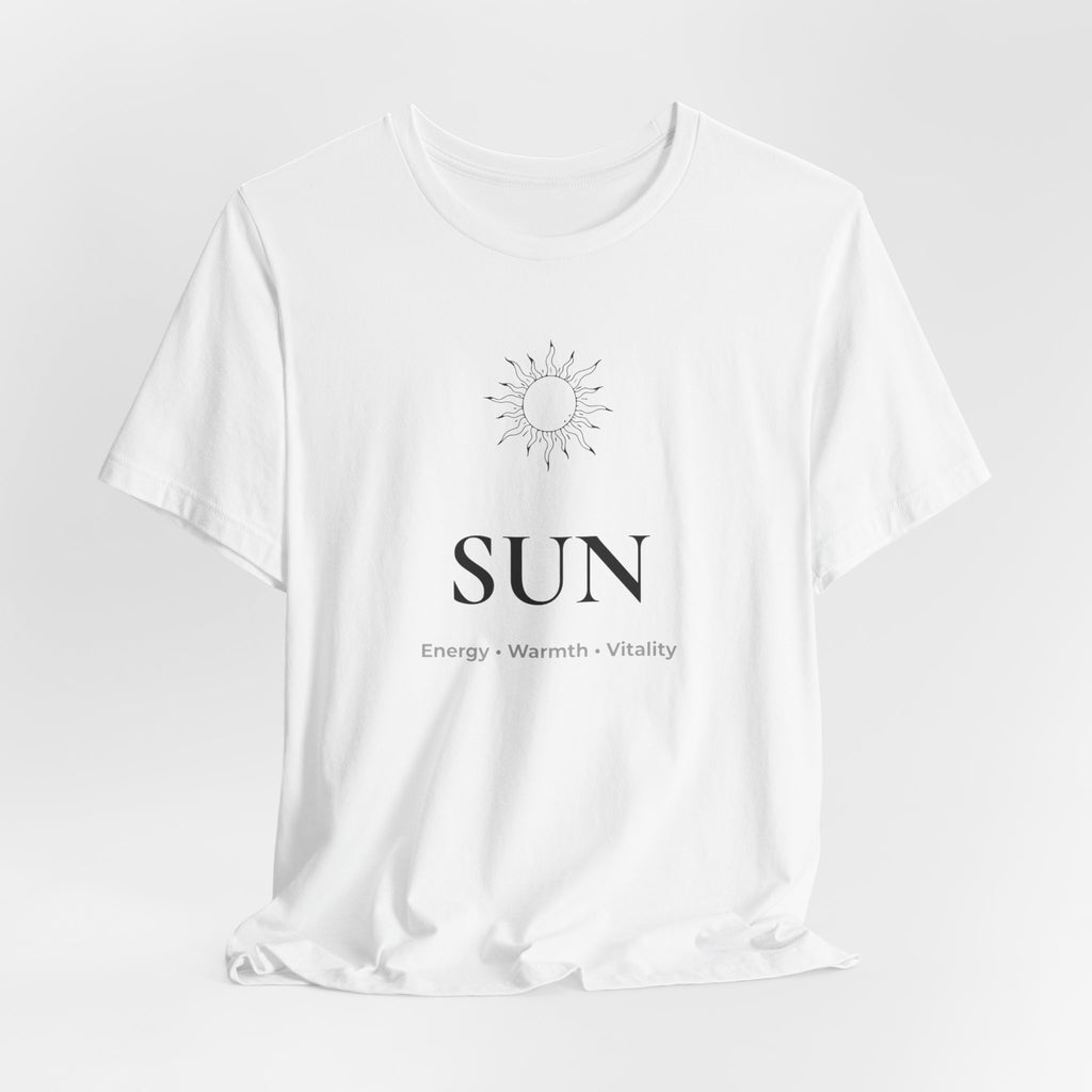 Sun T-Shirt | Minimalist Line Art | Positive Energy Shirt
