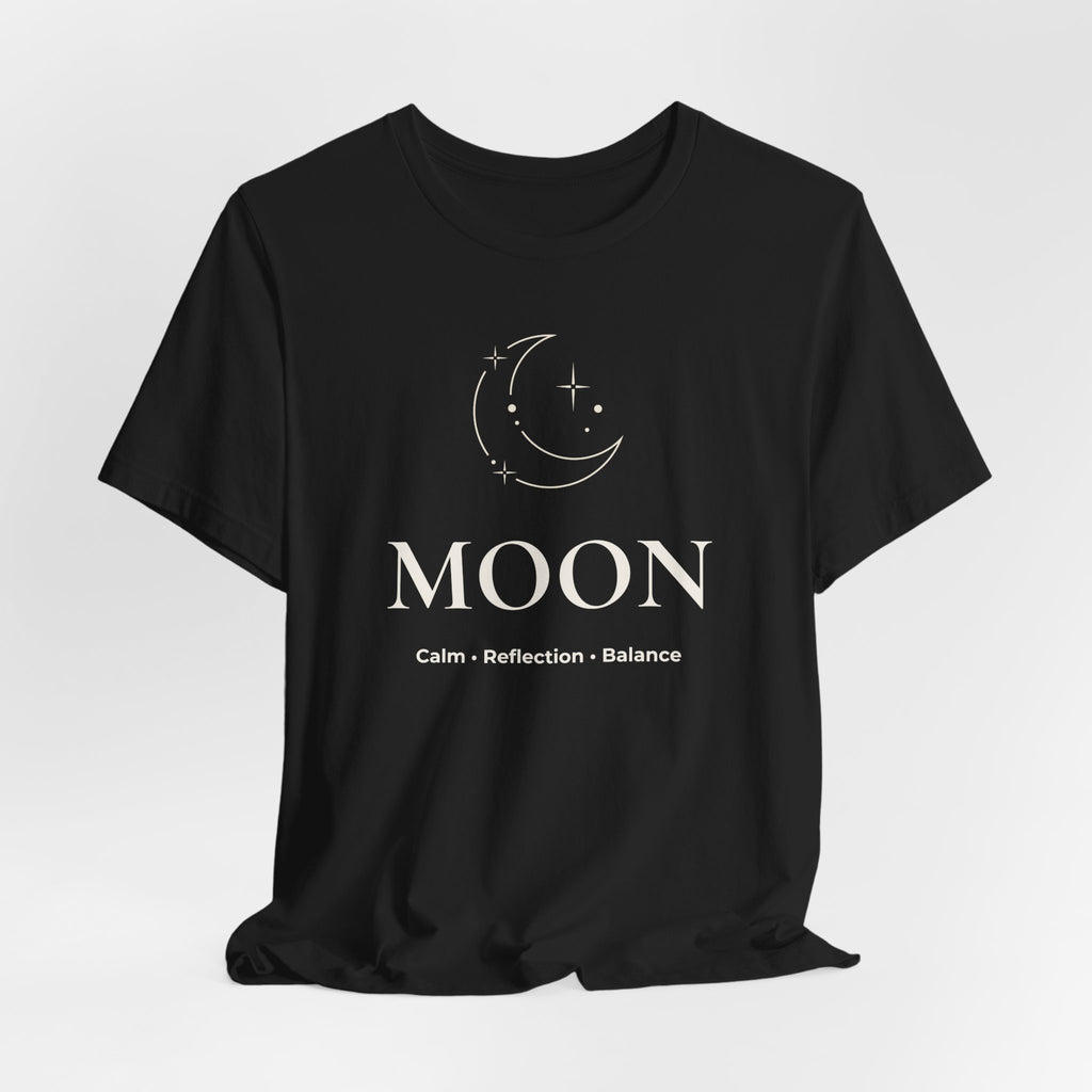 Moon T-Shirt | Minimalist Line Art | Celestial Unisex Shirt
