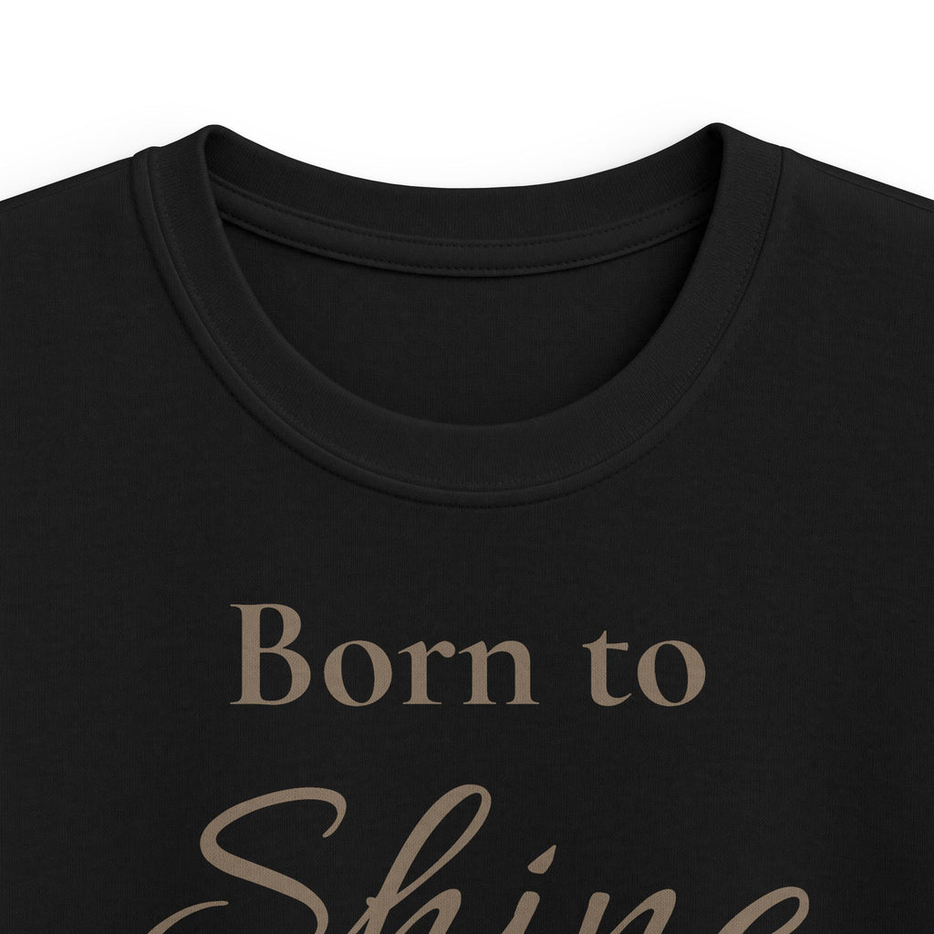 Born to Shine Kids T-Shirt | Minimalistisches Kinder-Shirt