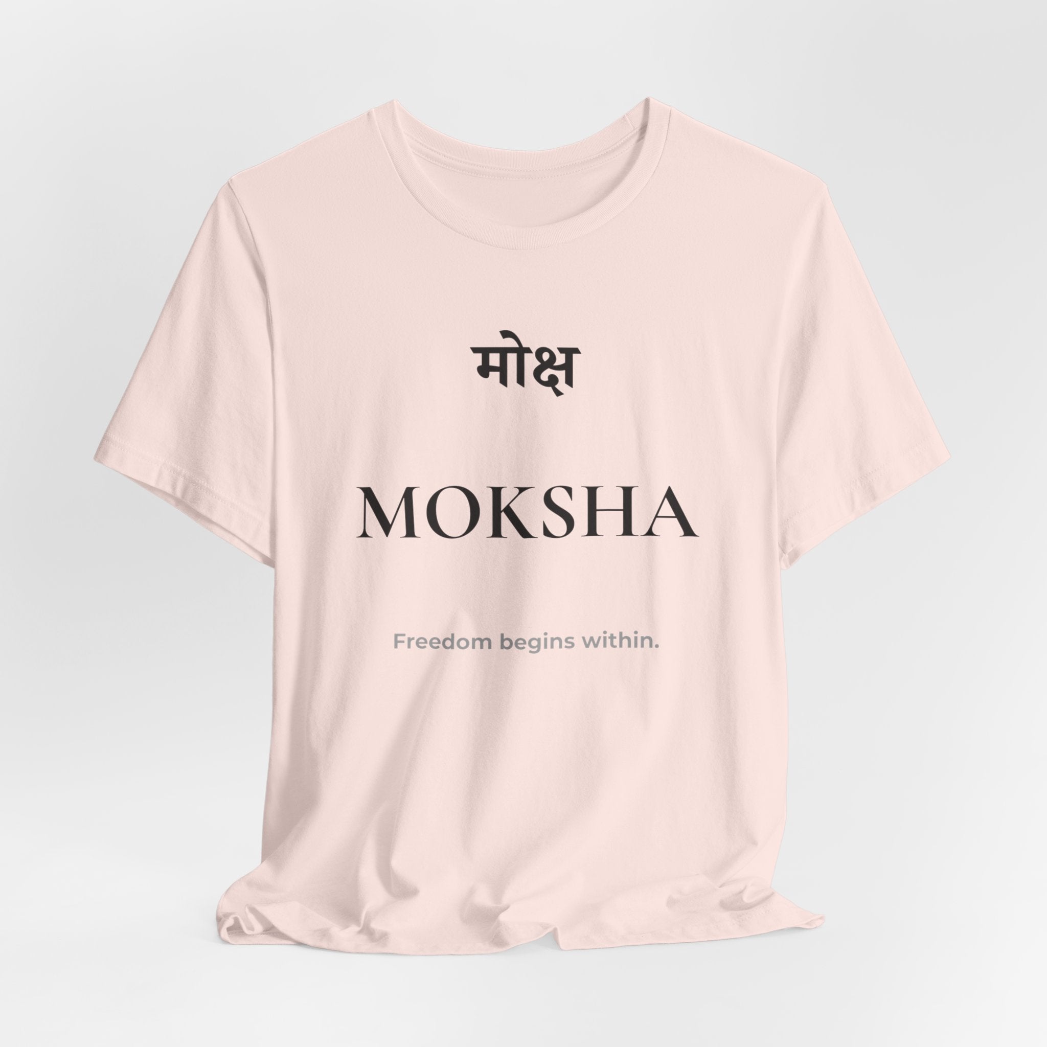 Moksha T-Shirt – Minimalistisches Sanskrit Design
