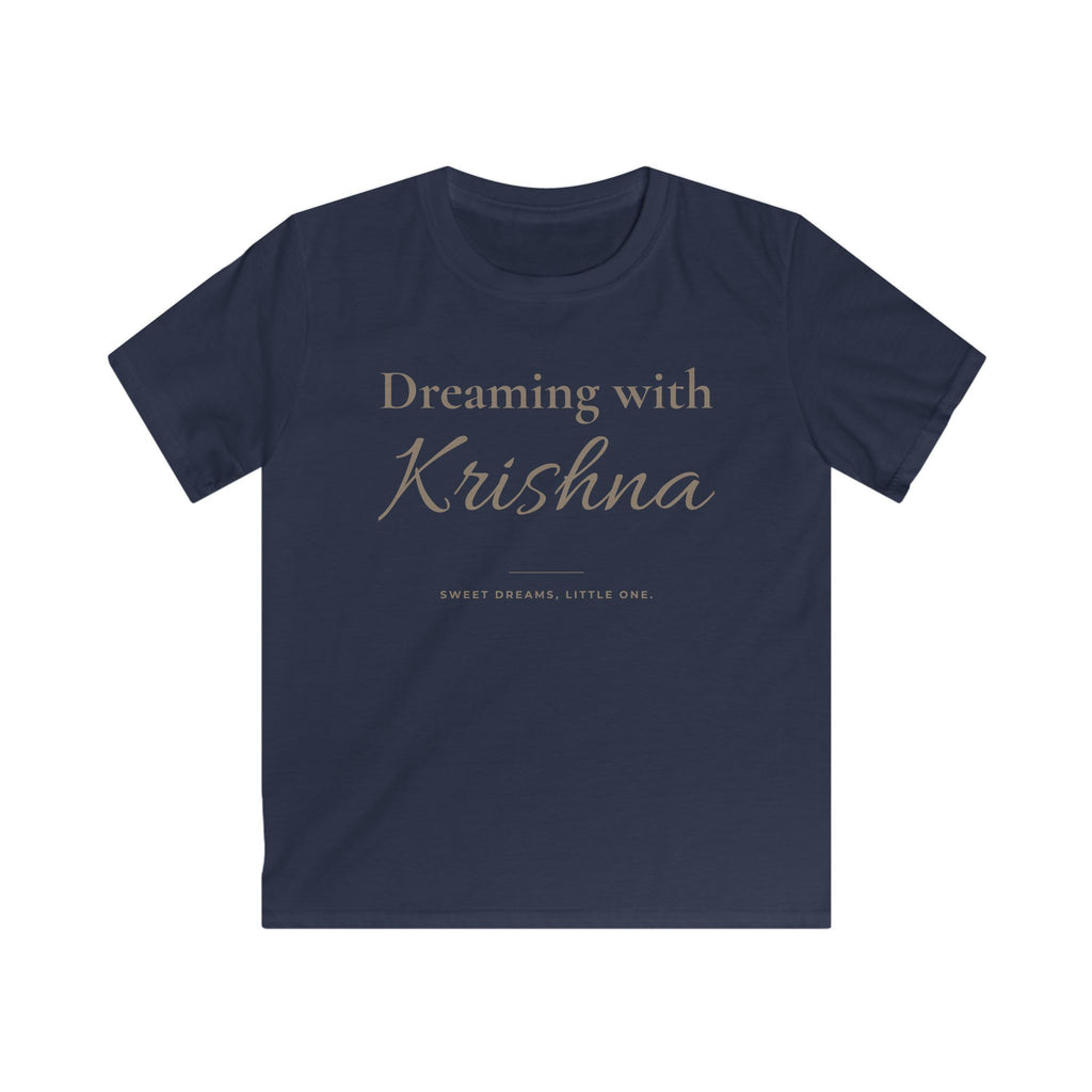 Dreaming with Krishna Kids T-Shirt | Minimalistisches Kinder-Shirt