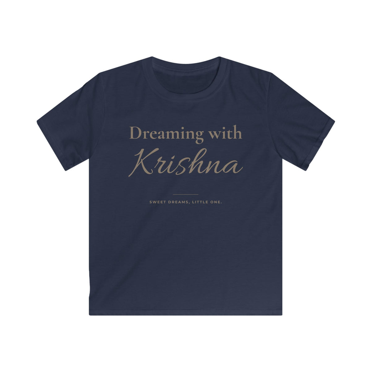 Dreaming with Krishna Kids T-Shirt | Minimalistisches Kinder-Shirt
