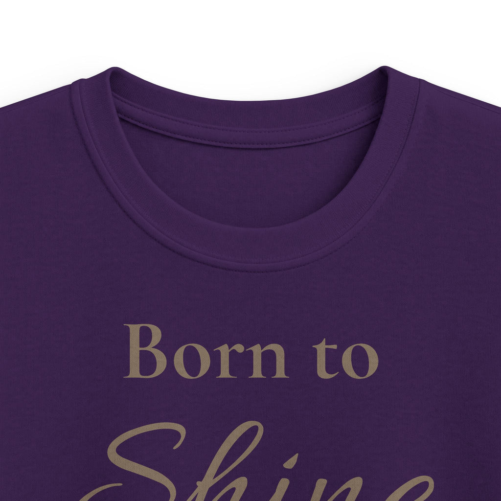 Born to Shine Kids T-Shirt | Minimalistisches Kinder-Shirt