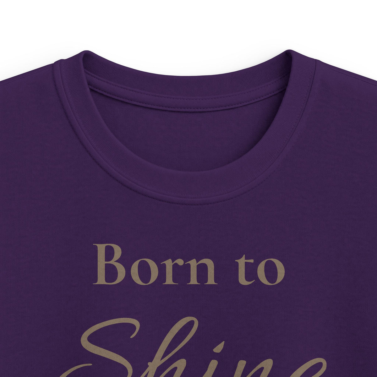 Born to Shine Kids T-Shirt | Minimalistisches Kinder-Shirt