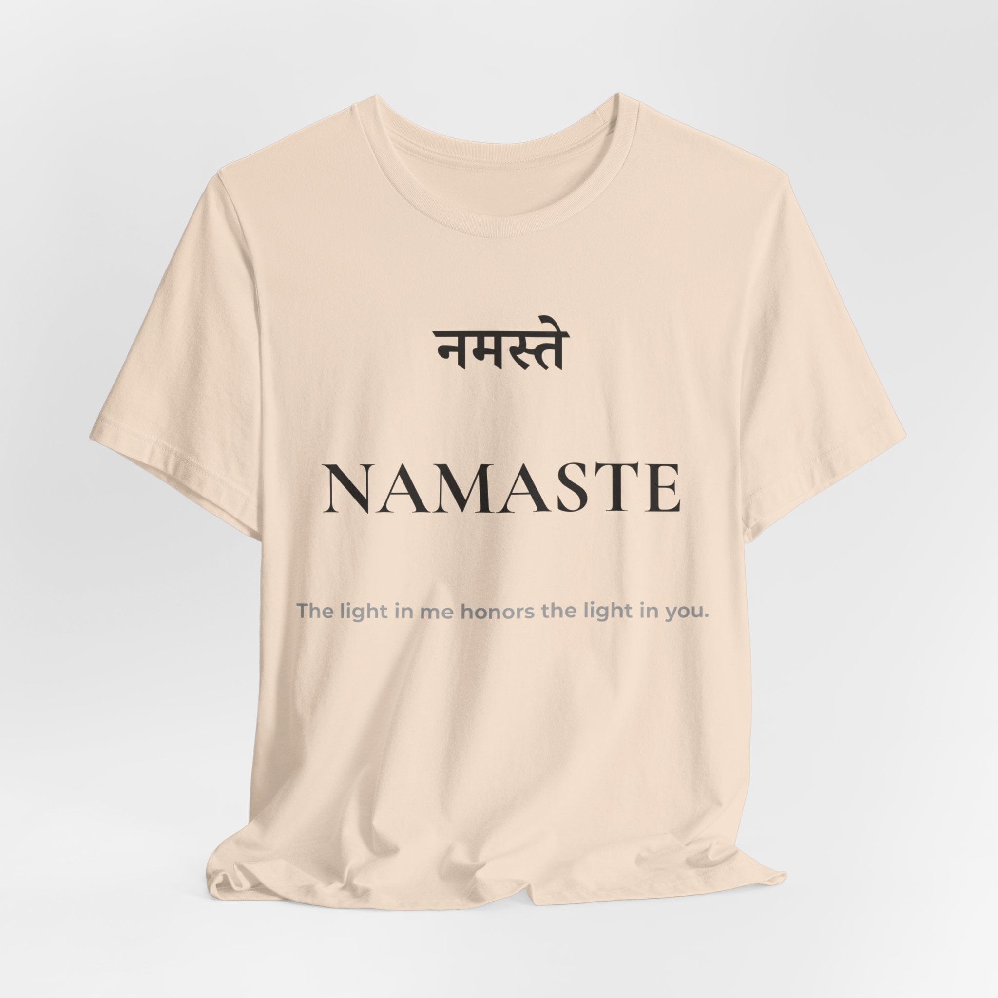 Namaste T-Shirt – Minimalistisches Sanskrit Design
