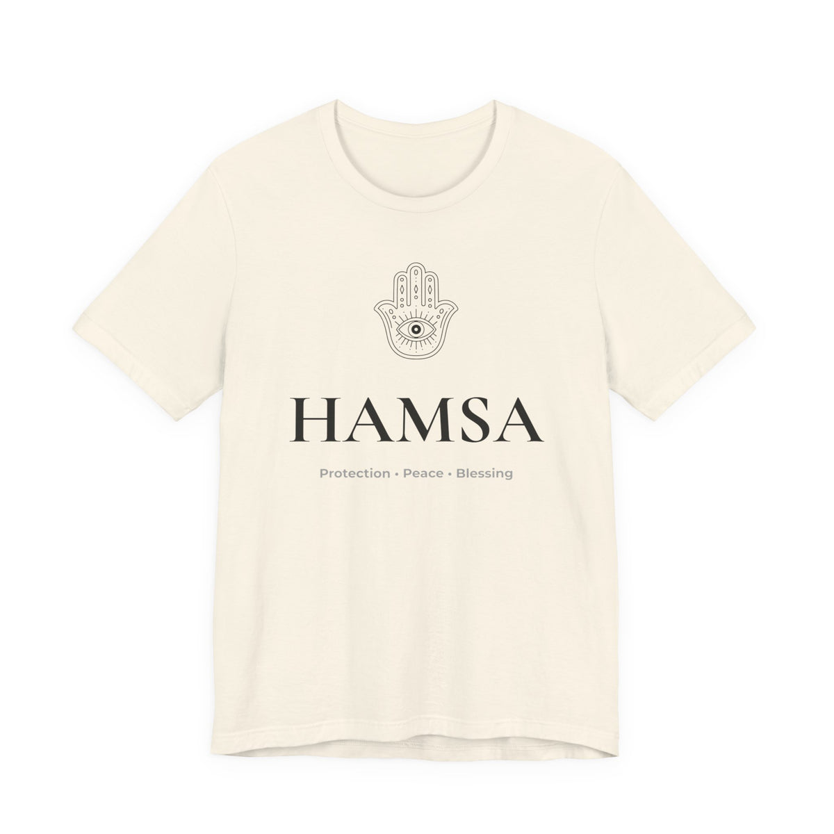 Hamsa T-Shirt | Minimalist Line Art | Yoga & Meditation Shirt