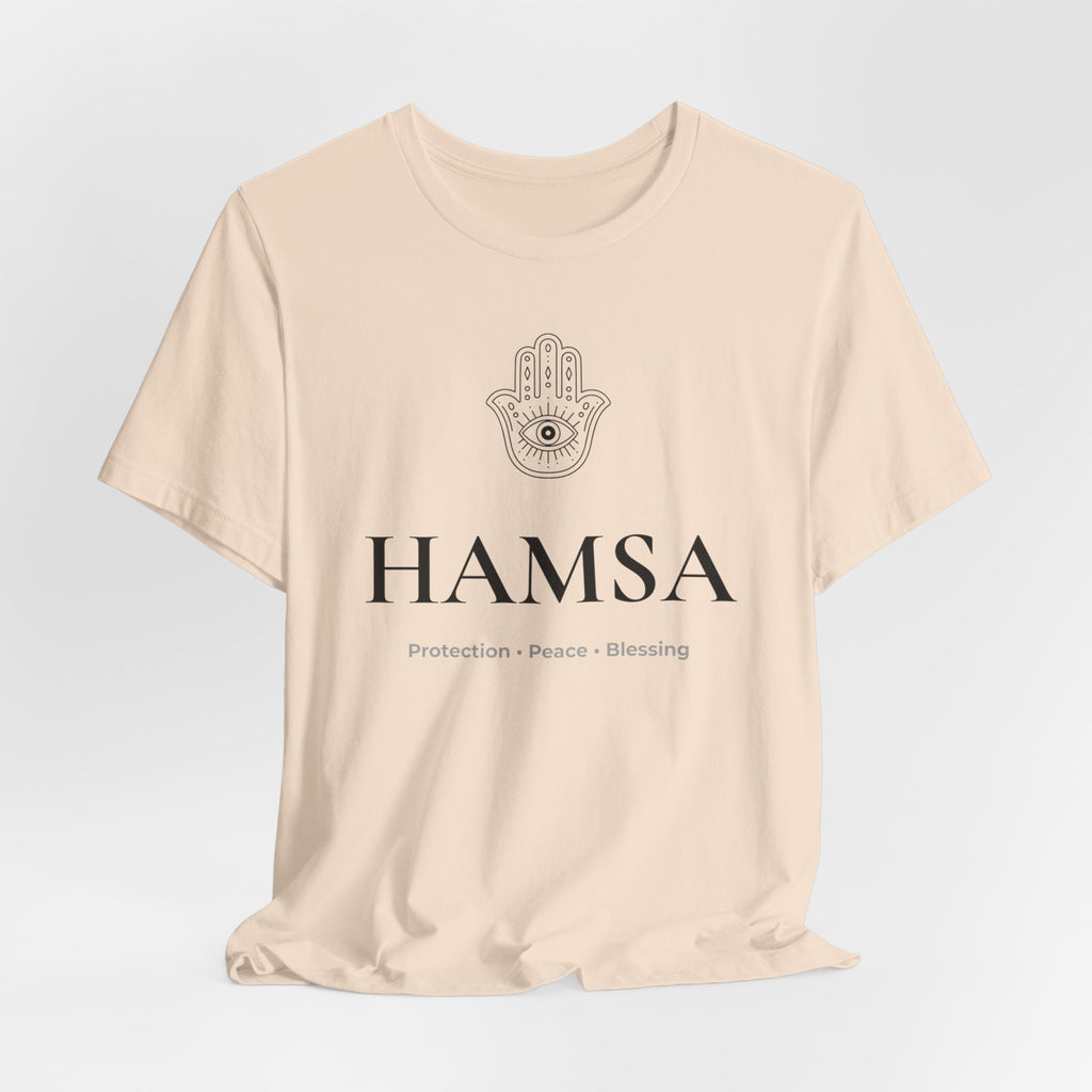 Hamsa T-Shirt | Minimalist Line Art | Yoga & Meditation Shirt