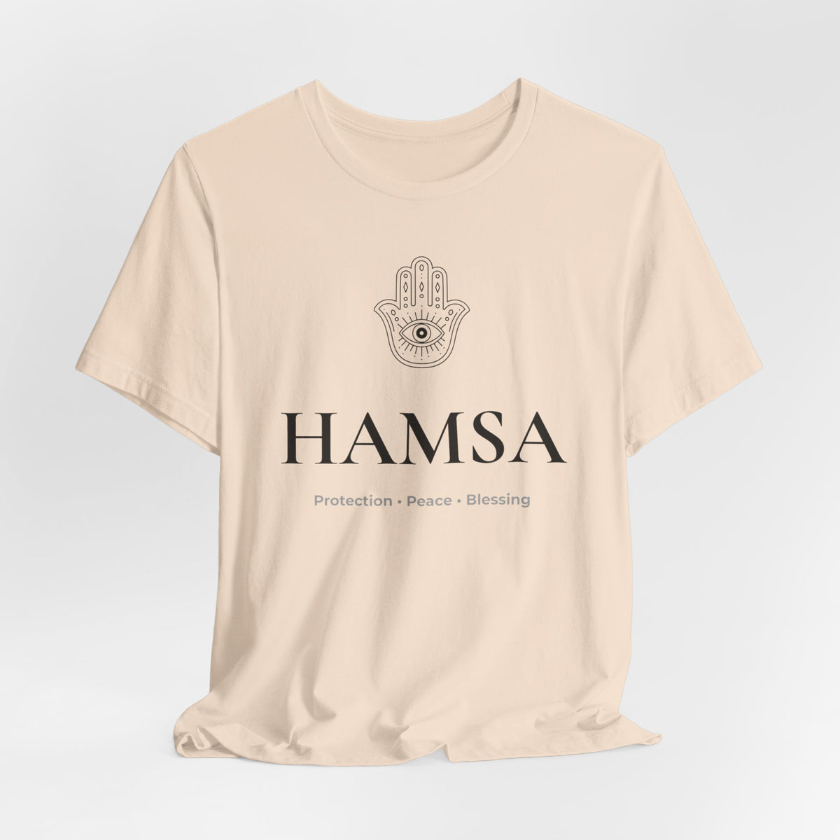 Hamsa T-Shirt | Minimalist Line Art | Yoga & Meditation Shirt