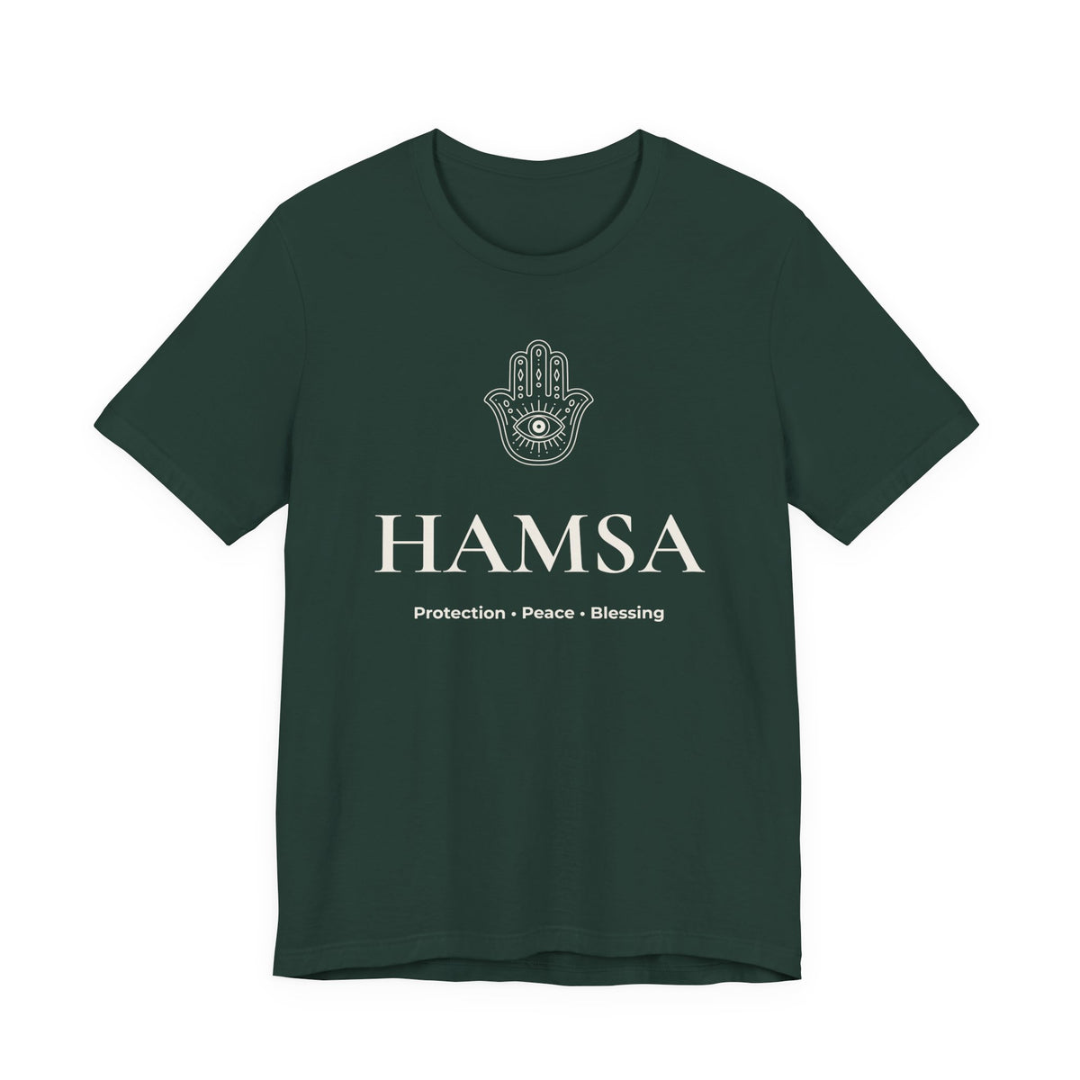 Hamsa T-Shirt | Minimalist Line Art | Yoga & Meditation Shirt