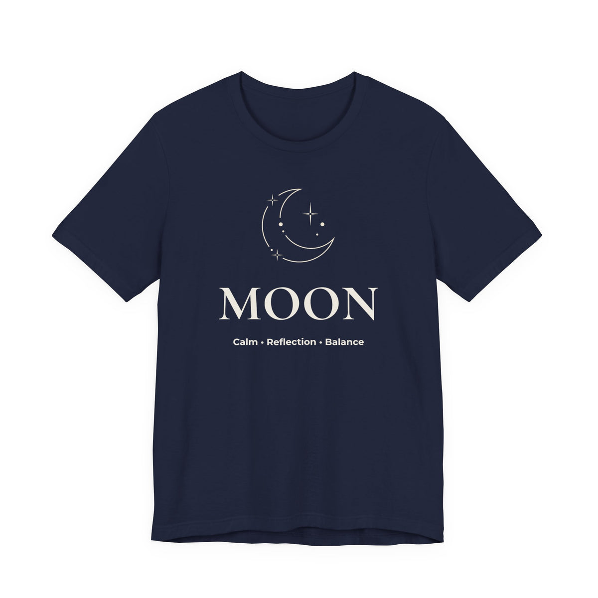 Moon T-Shirt | Minimalist Line Art | Celestial Unisex Shirt