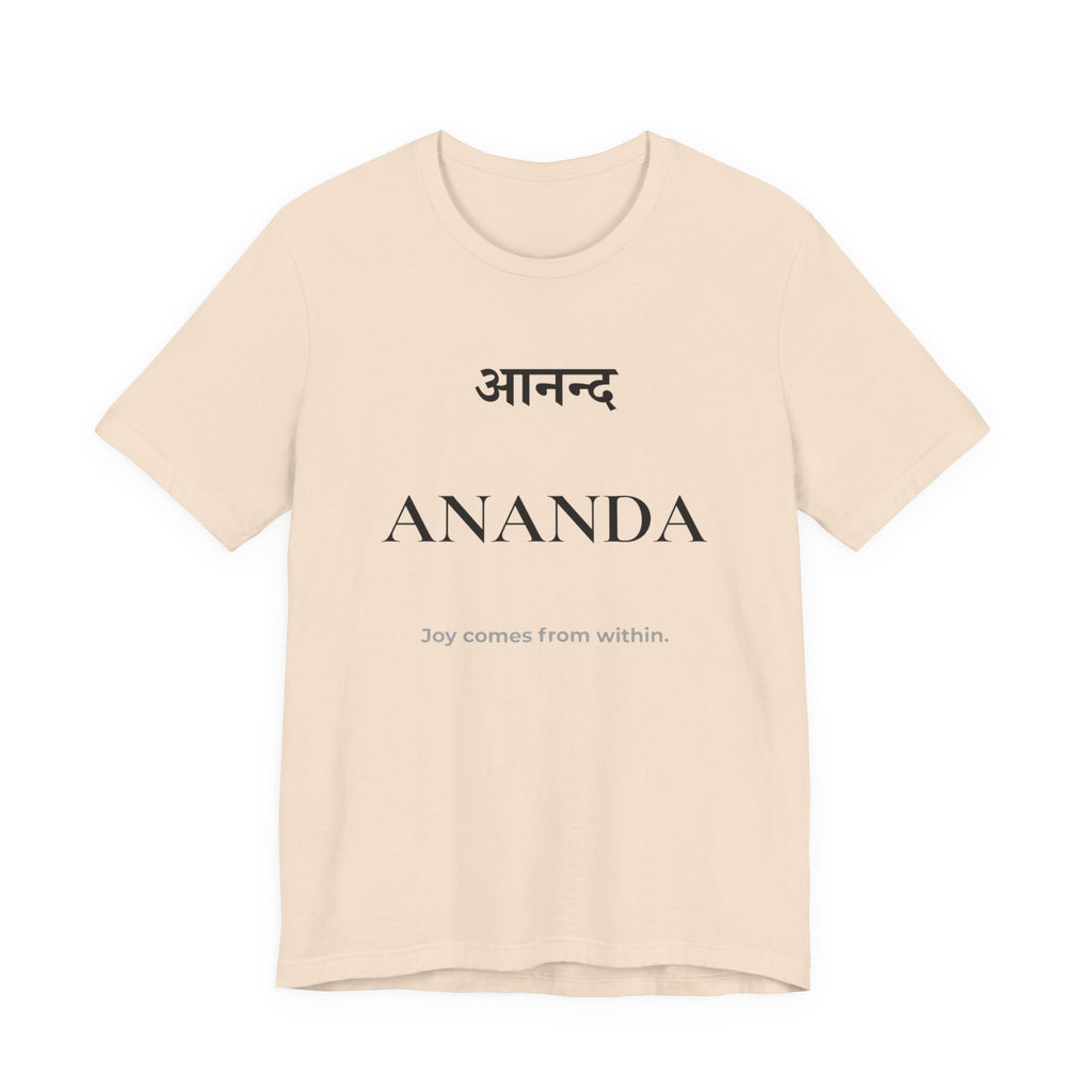 Ananda T-Shirt – Minimalistisches Sanskrit Design
