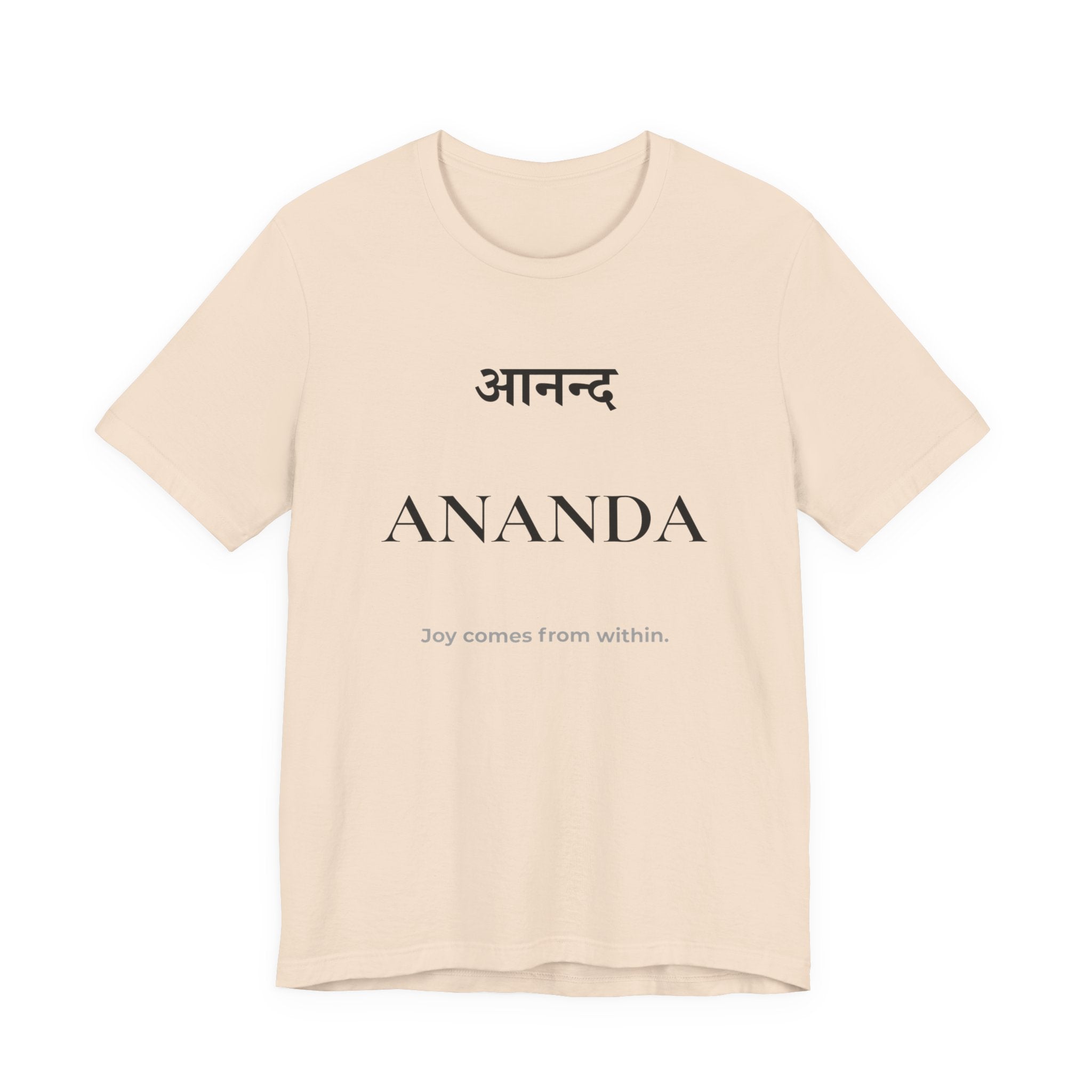Ananda T-Shirt – Minimalistisches Sanskrit Design
