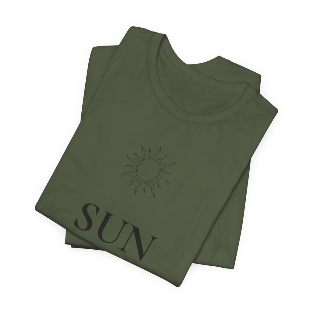 Sun T-Shirt | Minimalist Line Art | Positive Energy Shirt