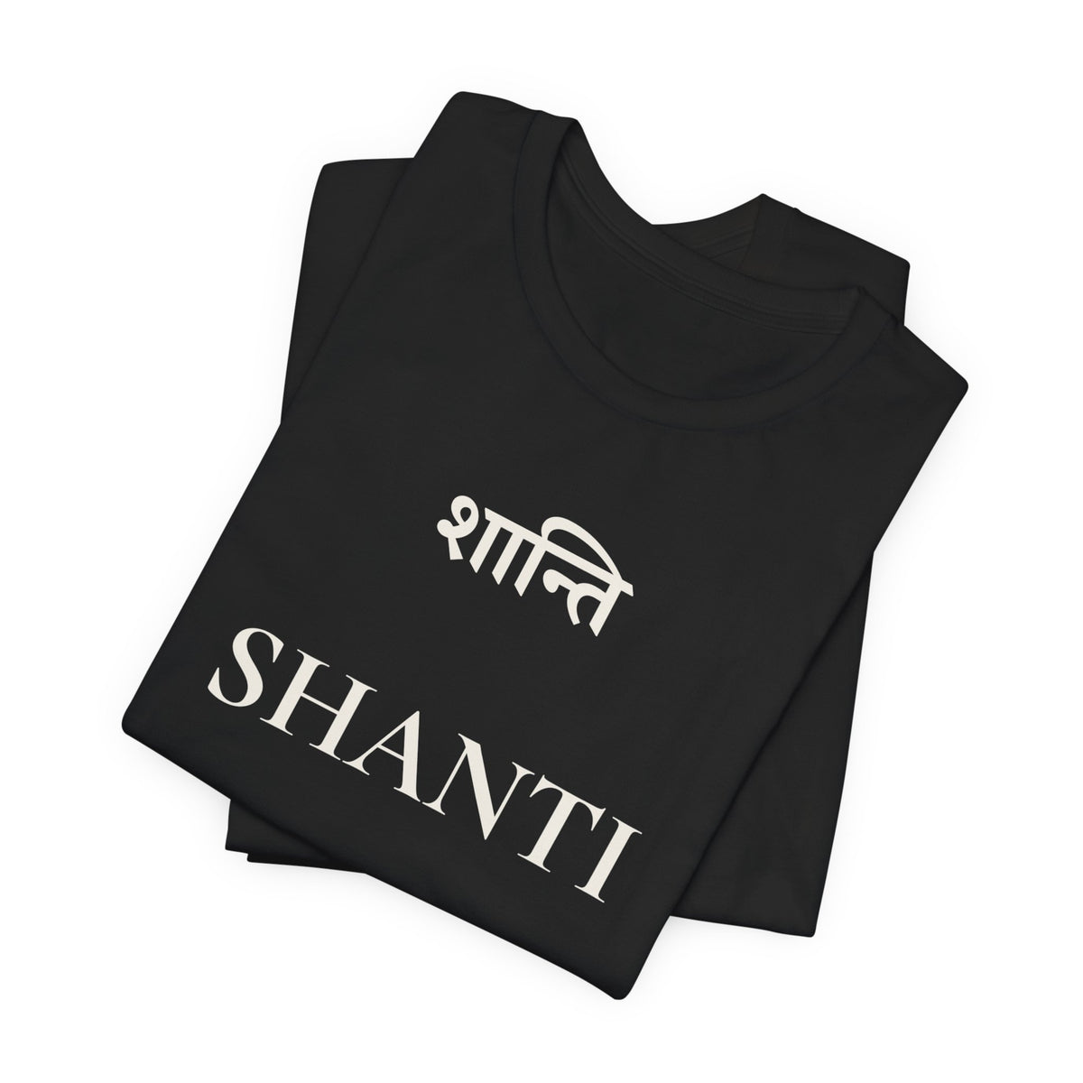 Shanti T-Shirt – Minimalistisches Sanskrit Design