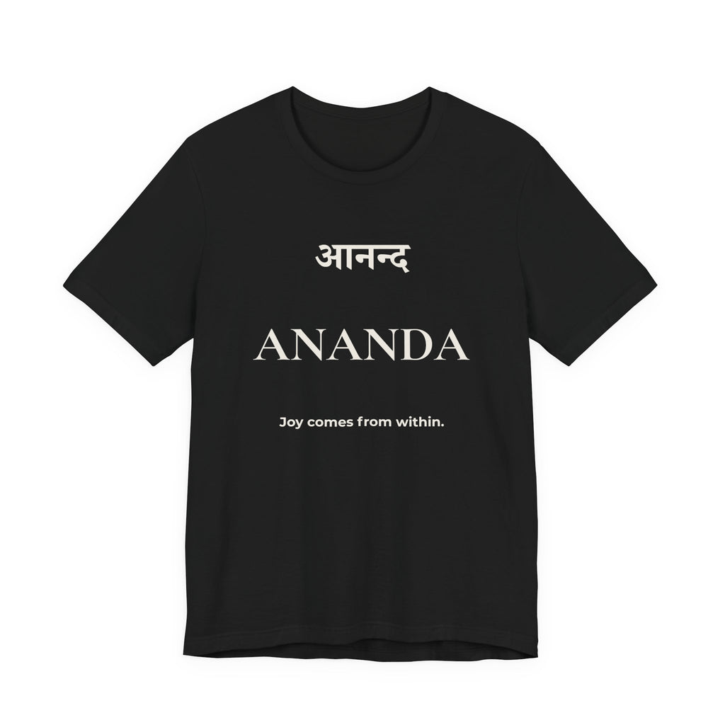 Ananda T-Shirt – Minimalistisches Sanskrit Design