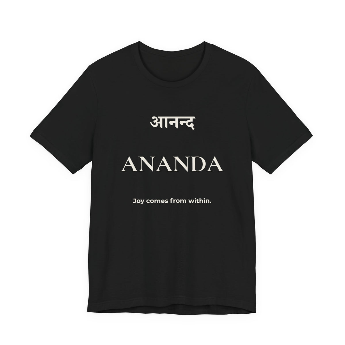 Ananda T-Shirt – Minimalistisches Sanskrit Design