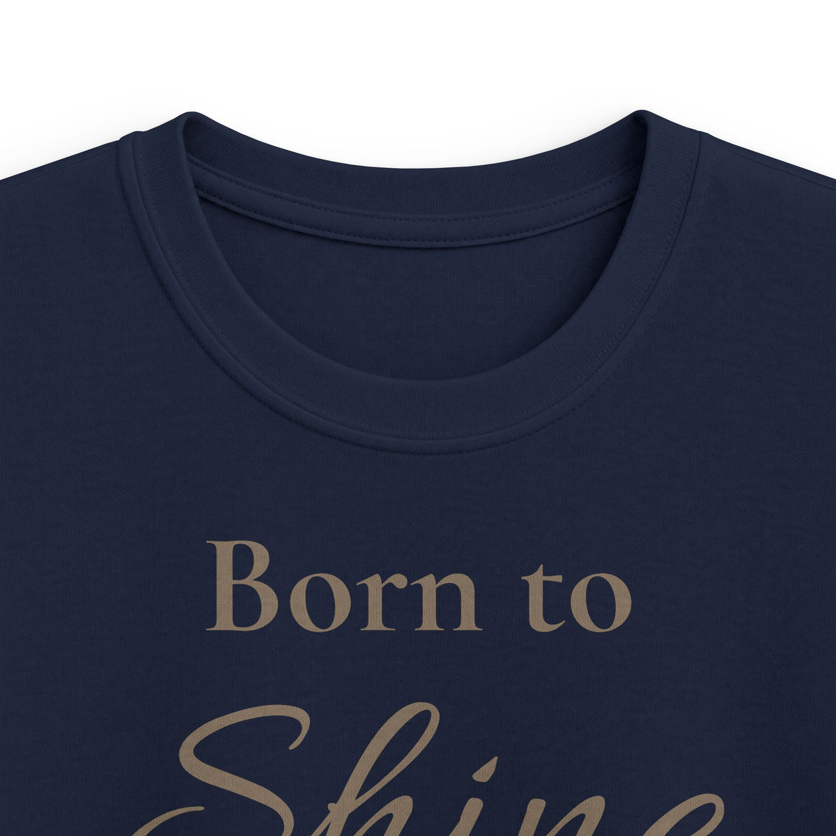 Born to Shine Kids T-Shirt | Minimalistisches Kinder-Shirt