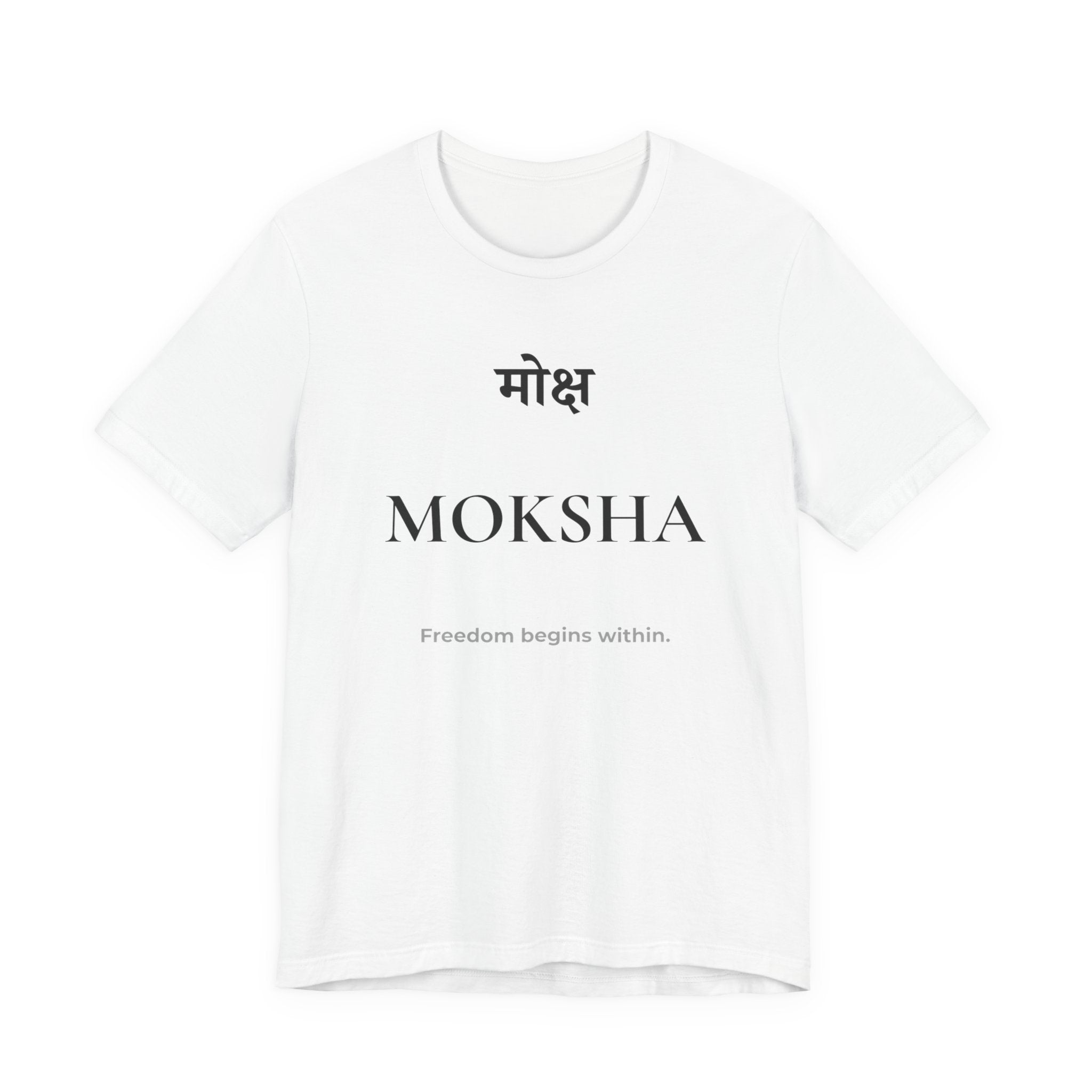 Moksha T-Shirt – Minimalistisches Sanskrit Design