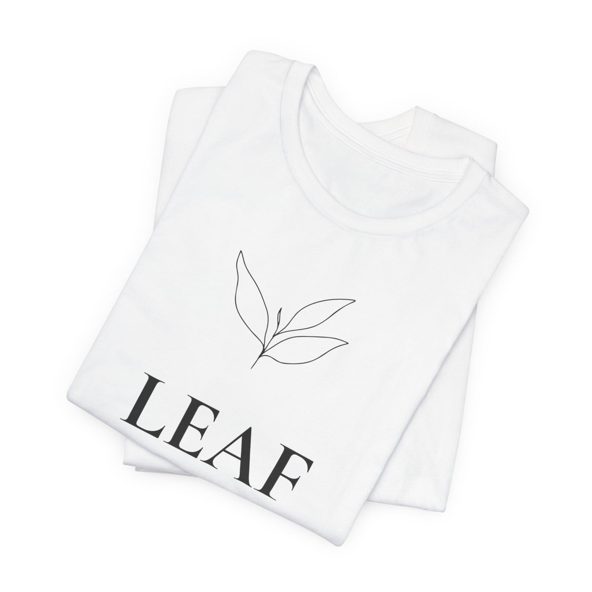 Leaf T-Shirt | Minimalist Line Art | Nature Inspired Shirt