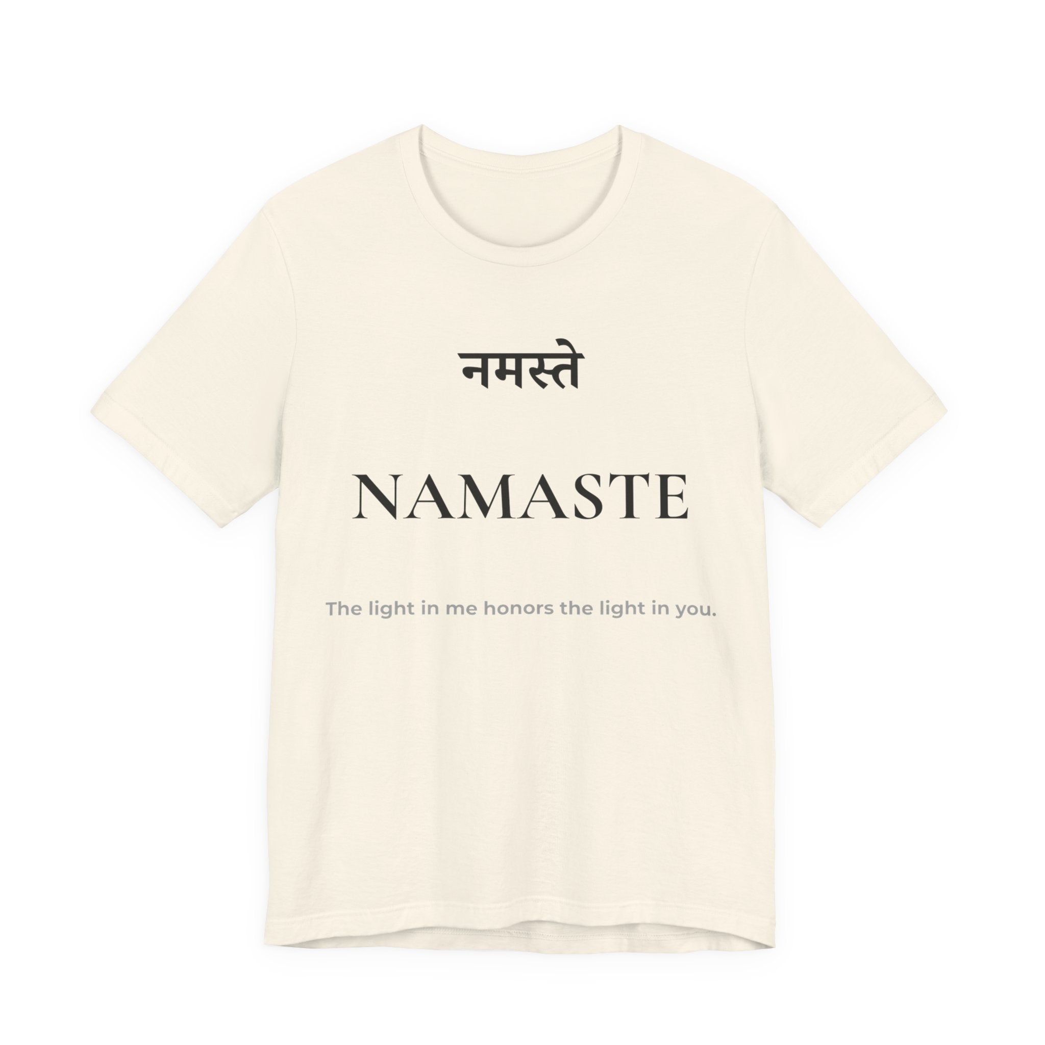 Namaste T-Shirt – Minimalistisches Sanskrit Design