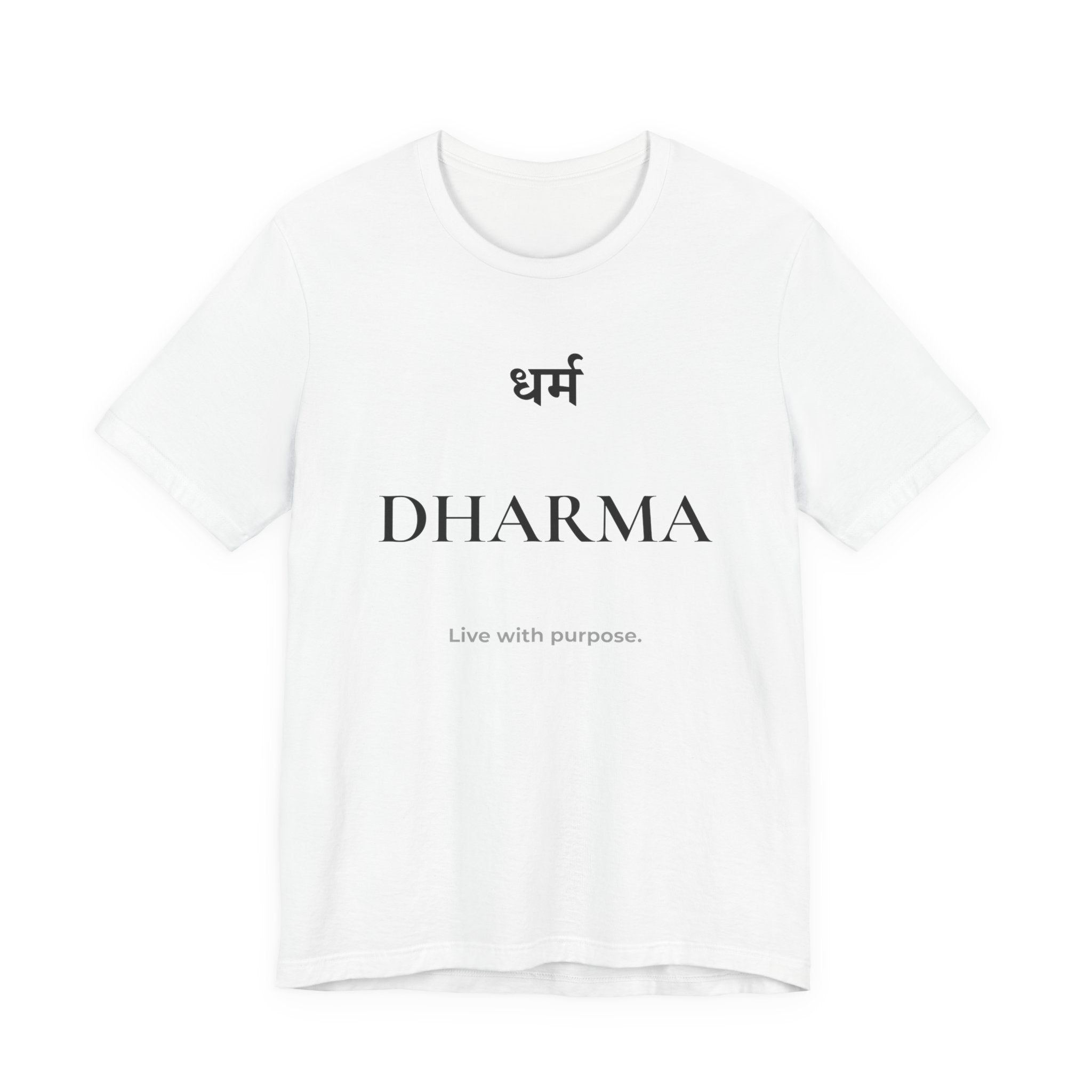 Dharma T-Shirt – Minimalistisches Sanskrit Design
