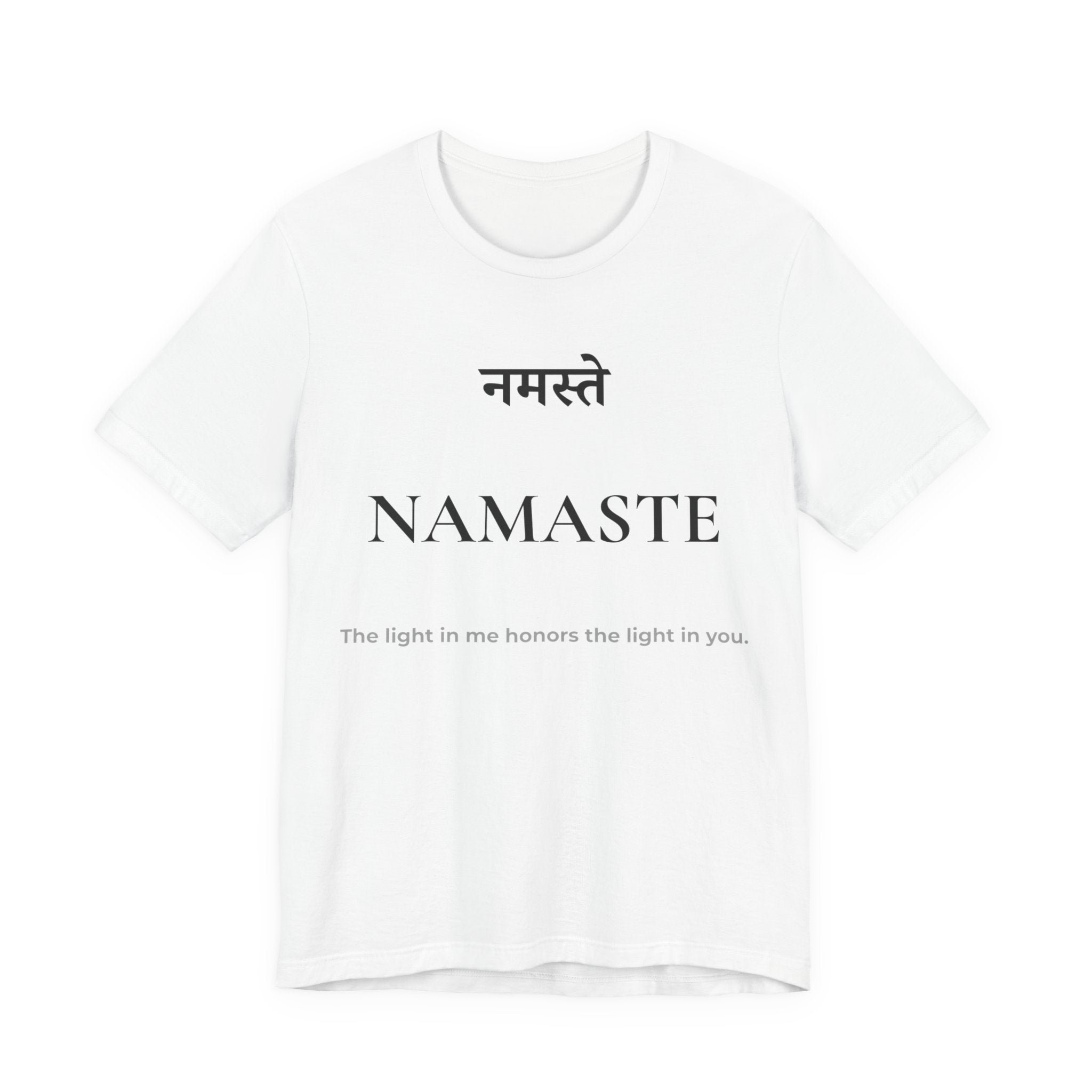 Namaste T-Shirt – Minimalistisches Sanskrit Design