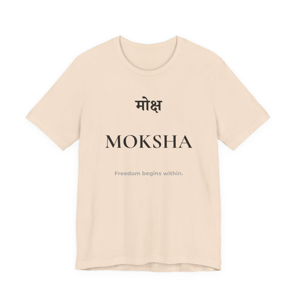 Moksha T-Shirt – Minimalistisches Sanskrit Design