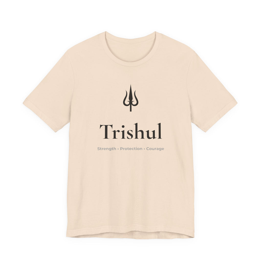 Trishul T-Shirt | Minimalist Line Art | Spiritual Unisex Shirt