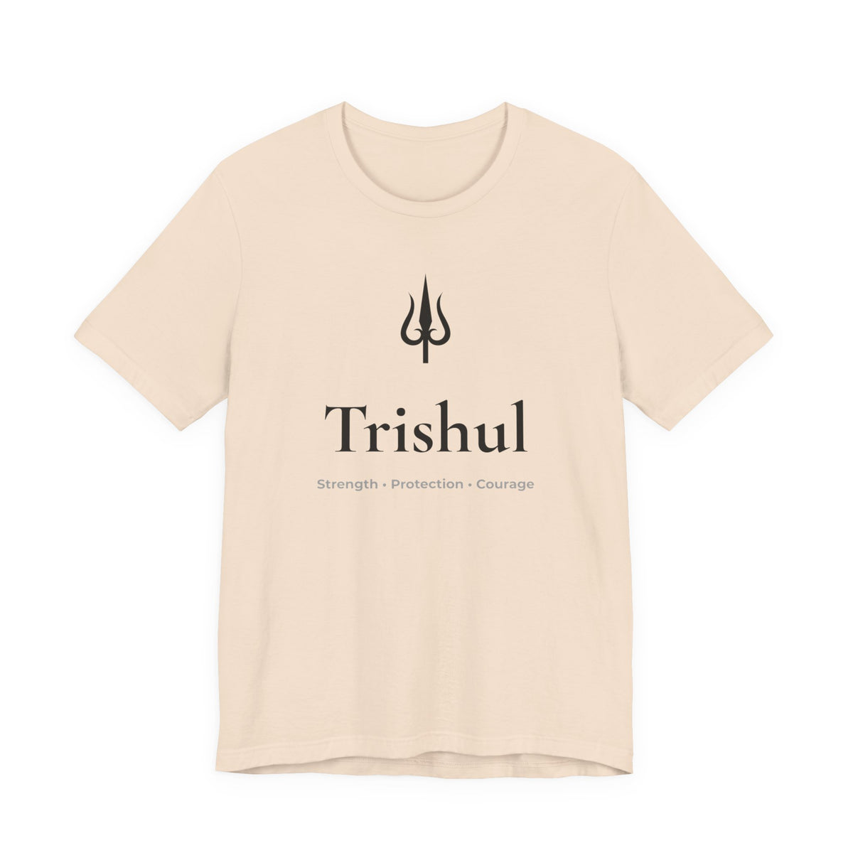 Trishul T-Shirt | Minimalist Line Art | Spiritual Unisex Shirt
