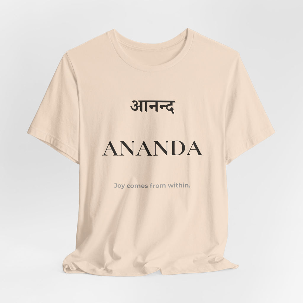 Ananda T-Shirt – Minimalistisches Sanskrit Design