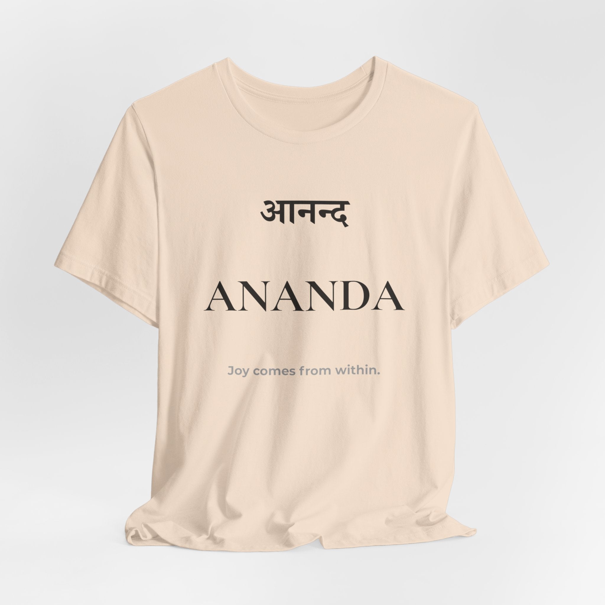 Ananda T-Shirt – Minimalistisches Sanskrit Design