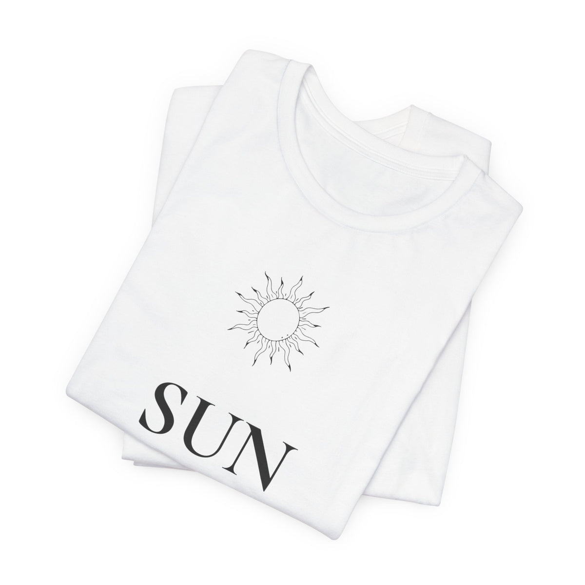 Sun T-Shirt | Minimalist Line Art | Positive Energy Shirt