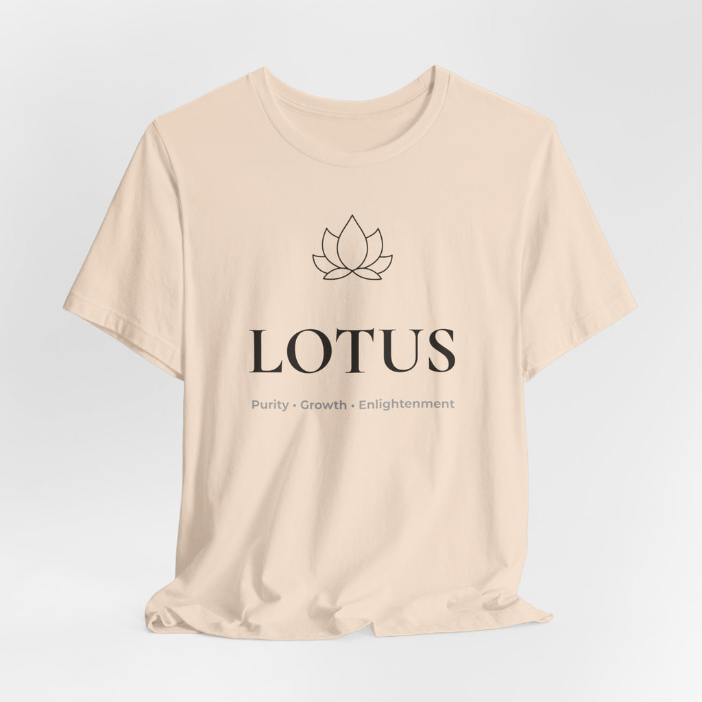 Lotus T-Shirt | Minimalist Line Art | Yoga & Meditation Shirt