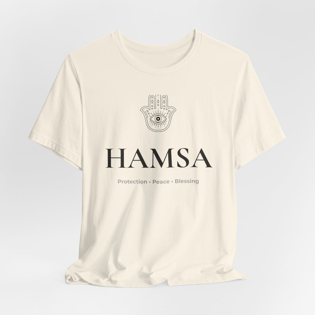 Hamsa T-Shirt | Minimalist Line Art | Yoga & Meditation Shirt