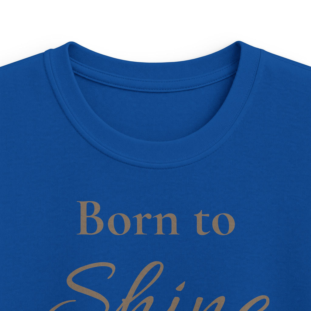 Born to Shine Kids T-Shirt | Minimalistisches Kinder-Shirt