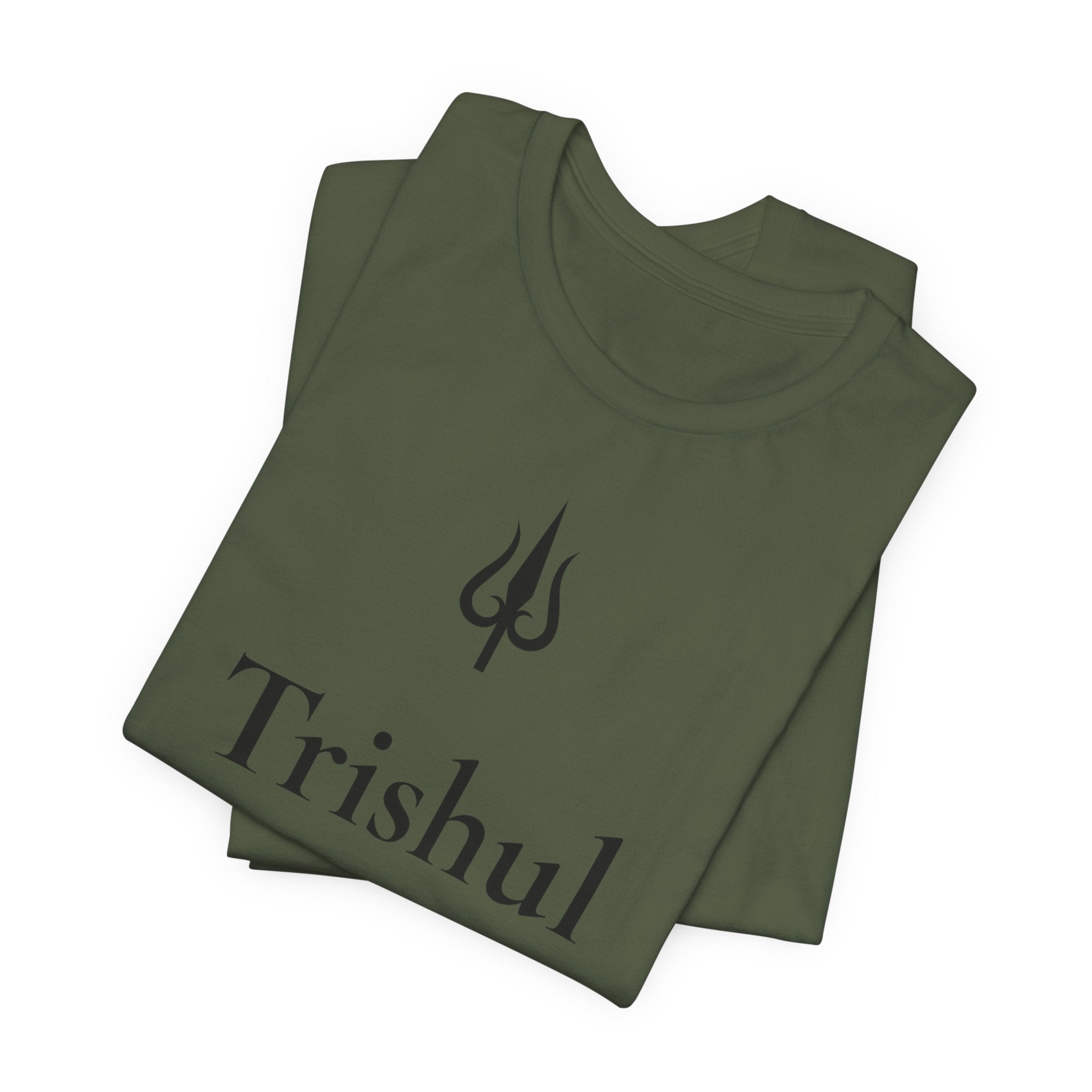 Trishul T-Shirt | Minimalist Line Art | Spiritual Unisex Shirt