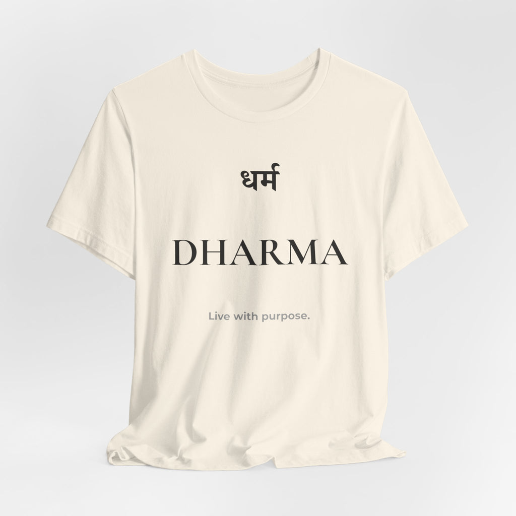 Dharma T-Shirt – Minimalistisches Sanskrit Design