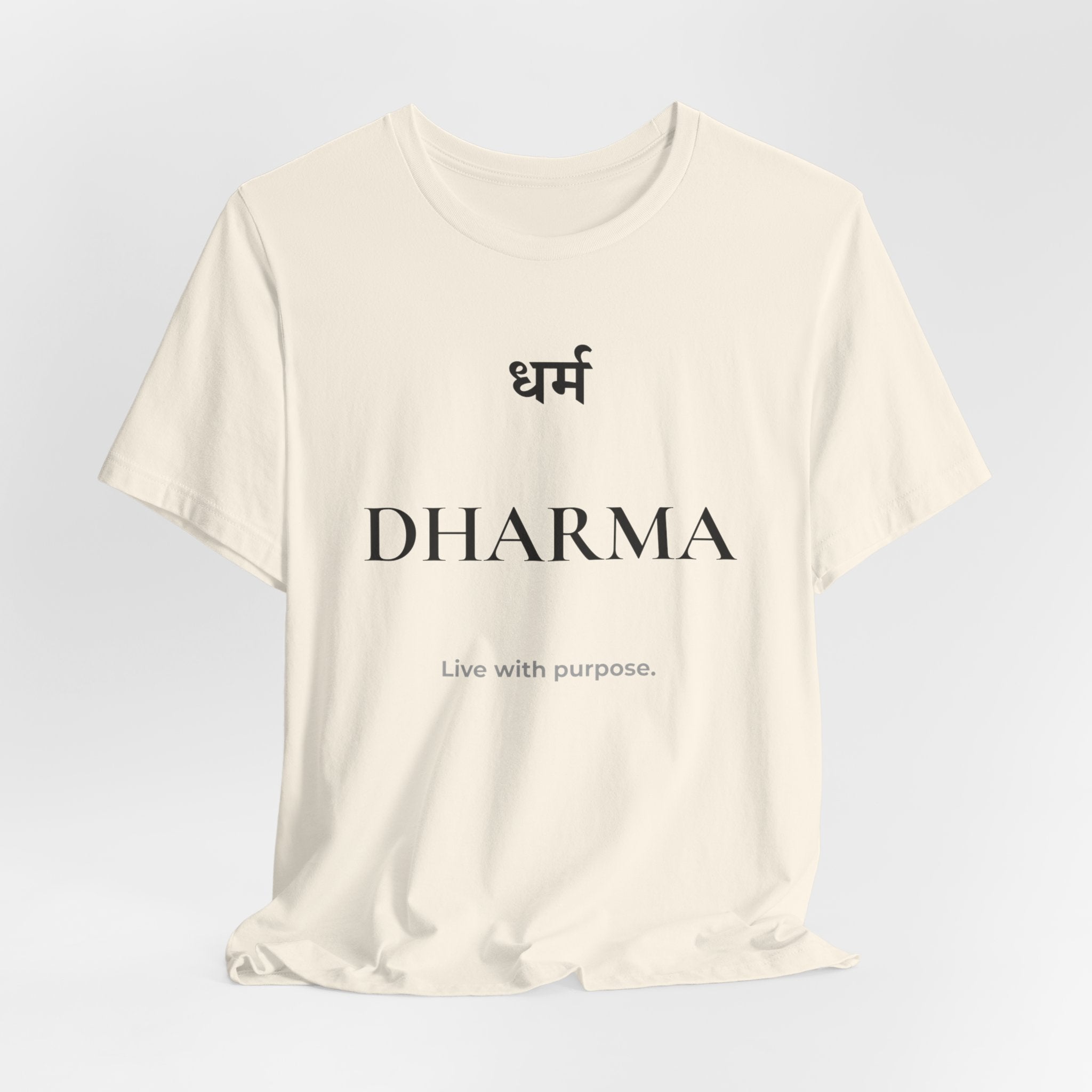 Dharma T-Shirt – Minimalistisches Sanskrit Design
