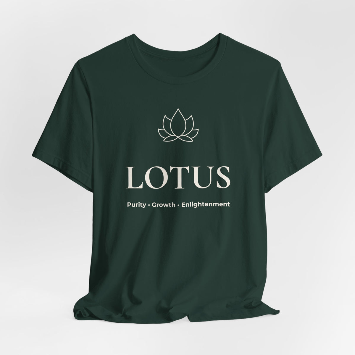 Lotus T-Shirt | Minimalist Line Art | Yoga & Meditation Shirt