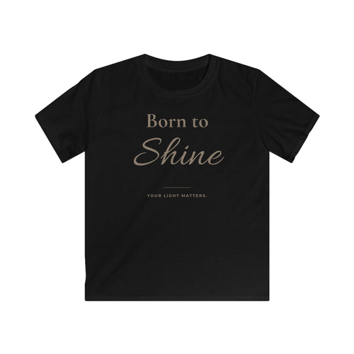 Born to Shine Kids T-Shirt | Minimalistisches Kinder-Shirt