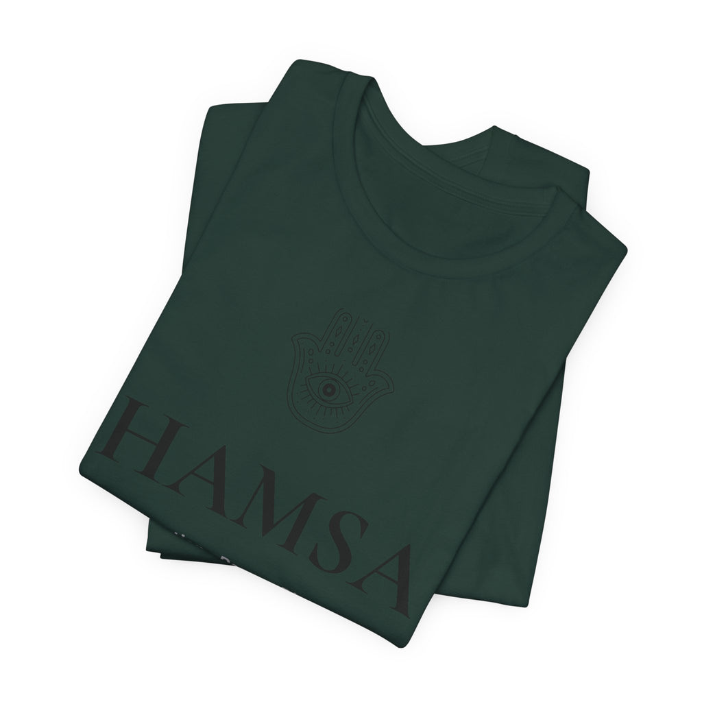 Hamsa T-Shirt | Minimalist Line Art | Yoga & Meditation Shirt