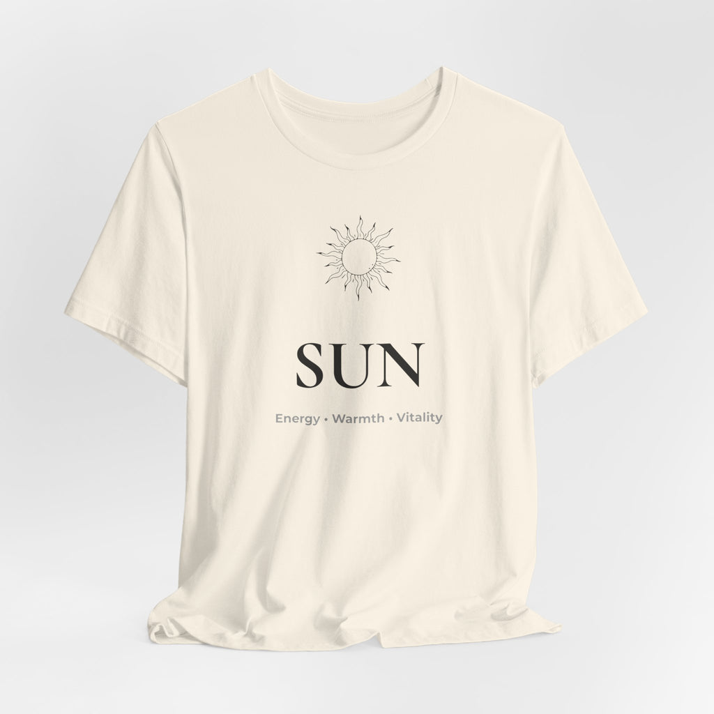 Sun T-Shirt | Minimalist Line Art | Positive Energy Shirt