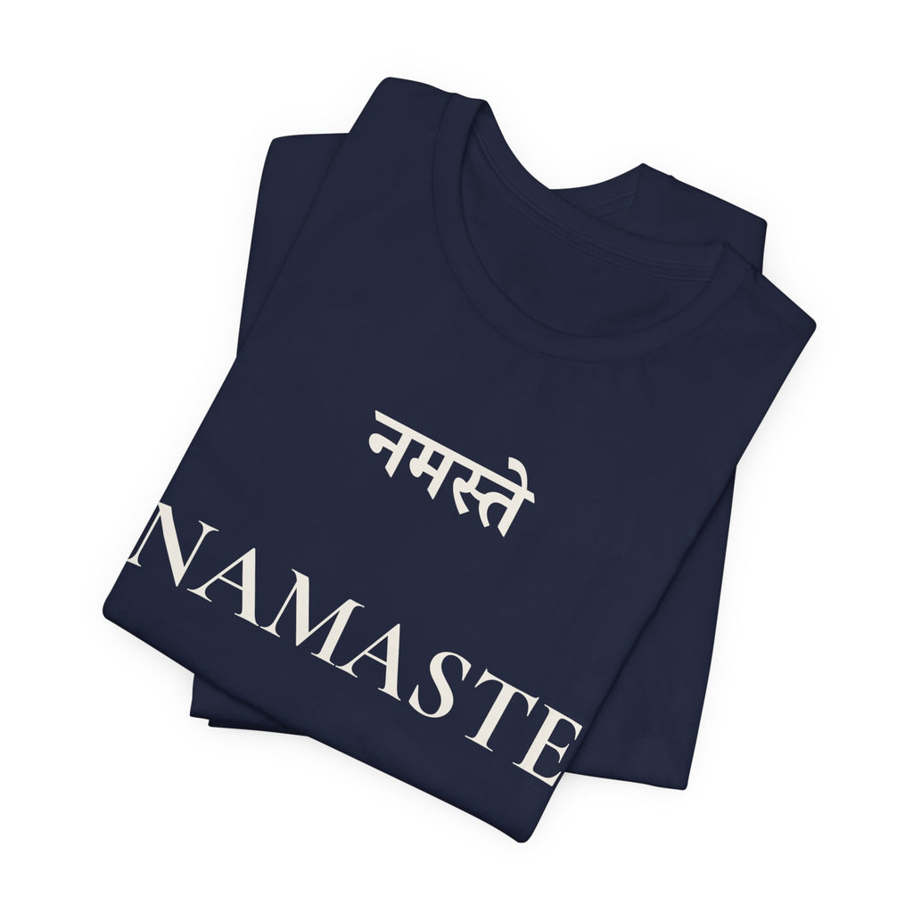 Namaste T-Shirt – Minimalistisches Sanskrit Design