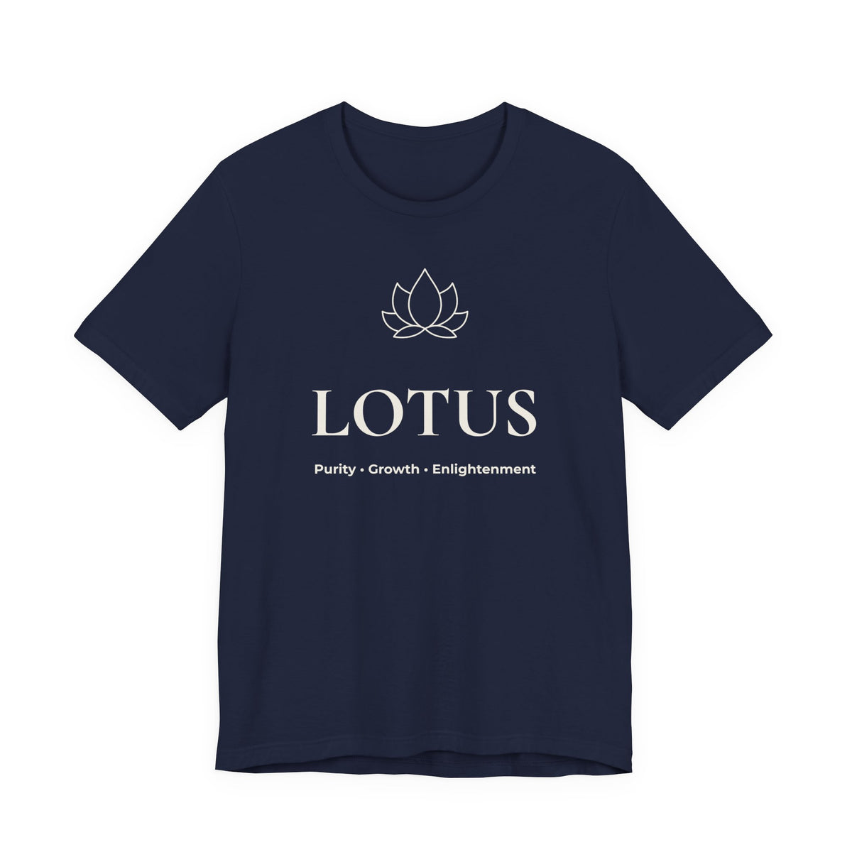 Lotus T-Shirt | Minimalist Line Art | Yoga & Meditation Shirt