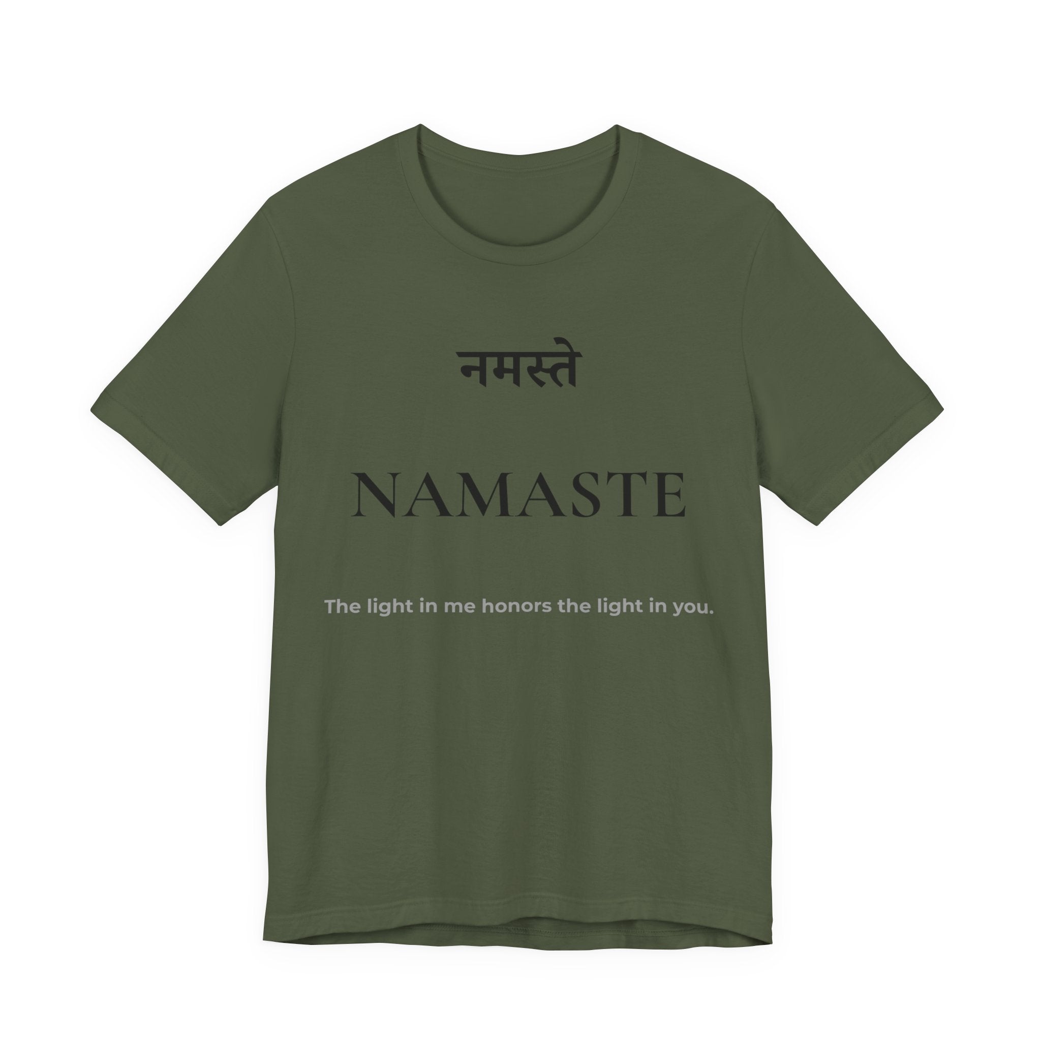 Namaste T-Shirt – Minimalistisches Sanskrit Design