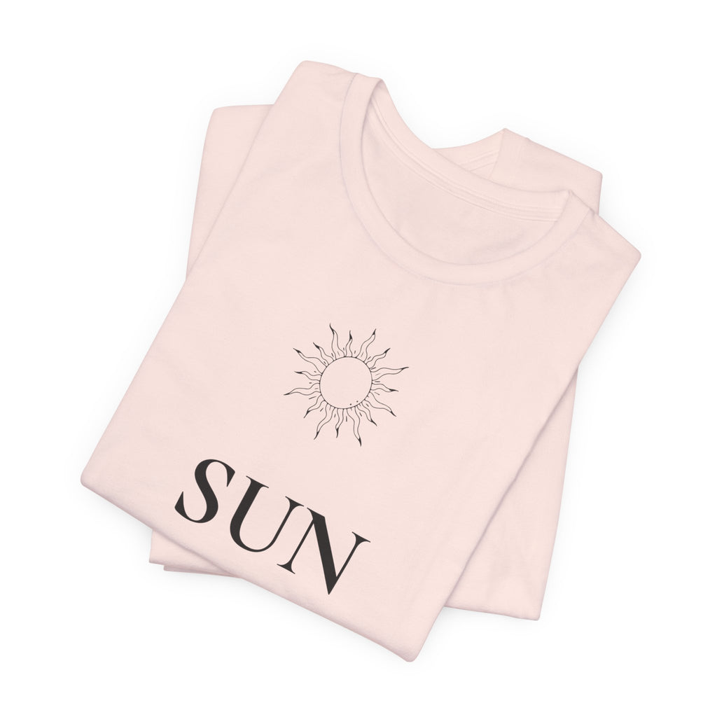 Sun T-Shirt | Minimalist Line Art | Positive Energy Shirt