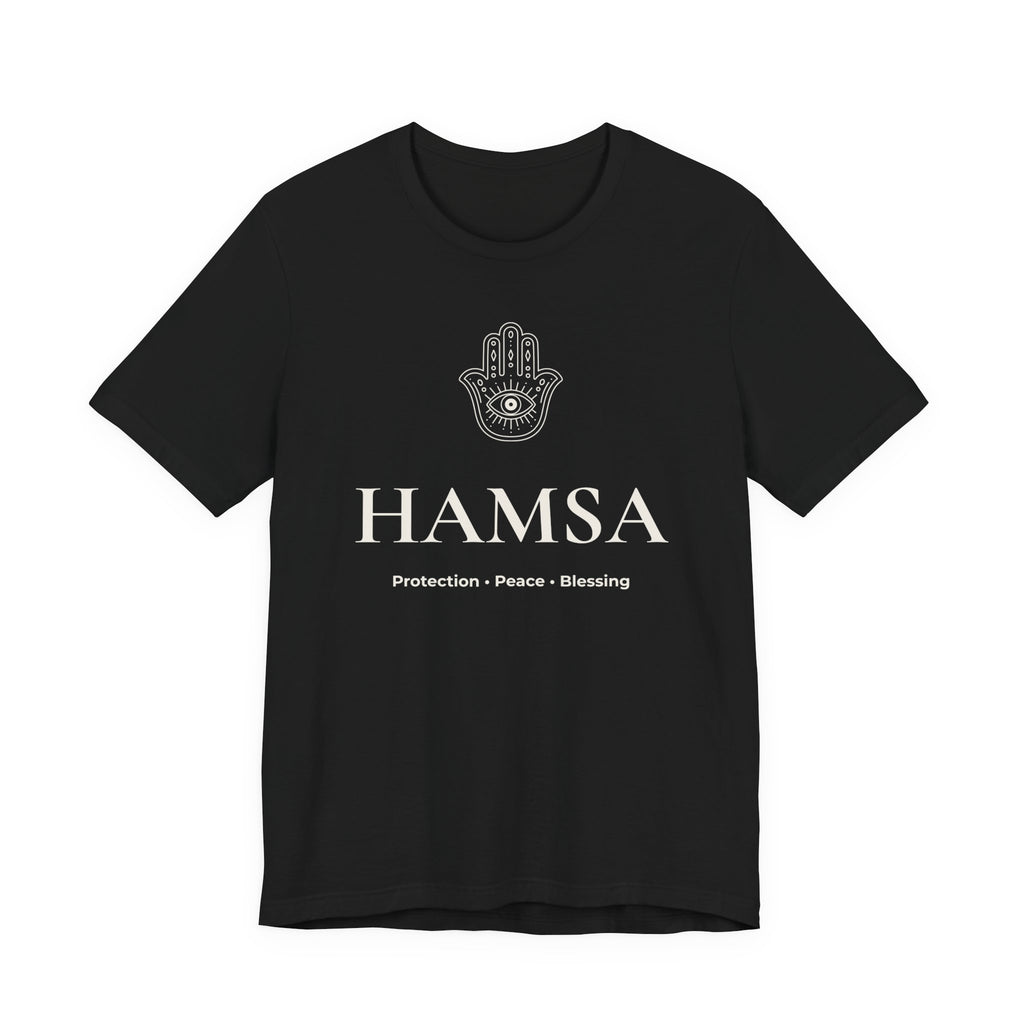 Hamsa T-Shirt | Minimalist Line Art | Yoga & Meditation Shirt