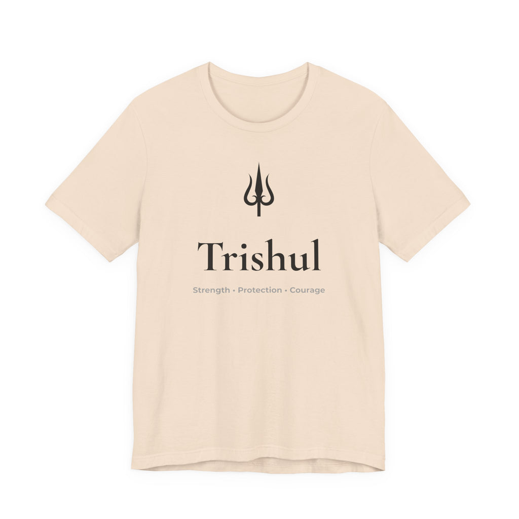 Trishul T-Shirt | Minimalist Line Art | Spiritual Unisex Shirt