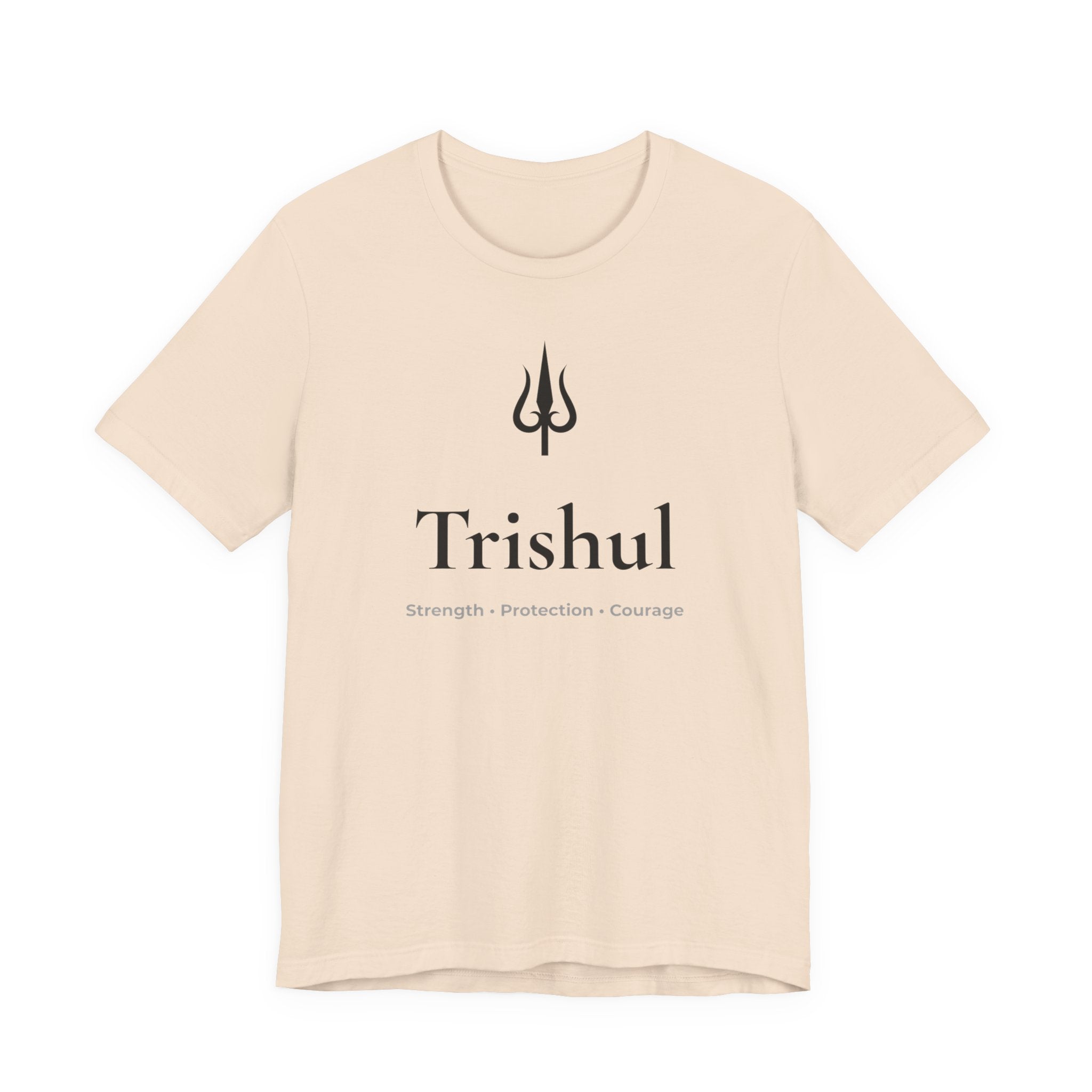 Trishul T-Shirt | Minimalist Line Art | Spiritual Unisex Shirt